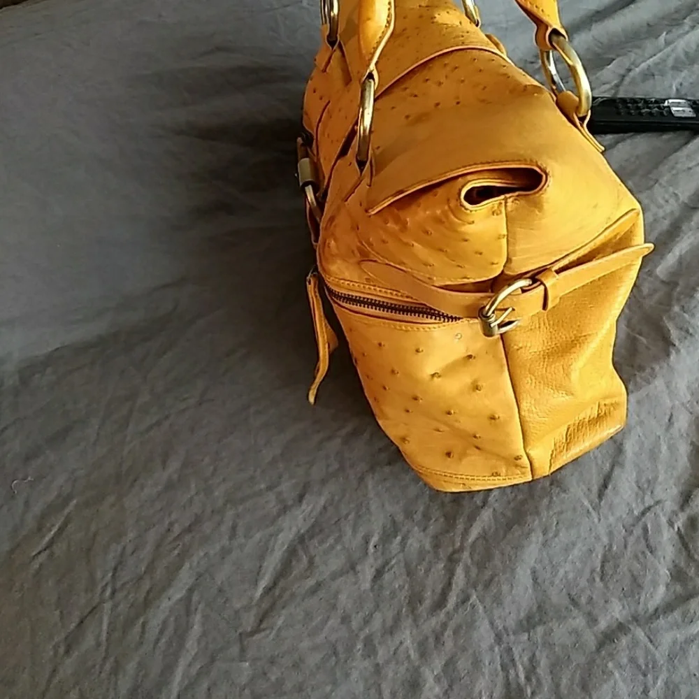 Authentic ostrich bag